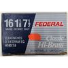 Image 2 : 16 ga Federal Classic Shotgun Shells # 7 1/2 Shot - 25 rds