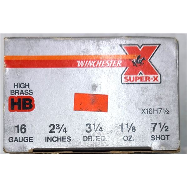 16 ga High Brass Winchester Super X Shotgun #7 1/2 Shot - 25 rds