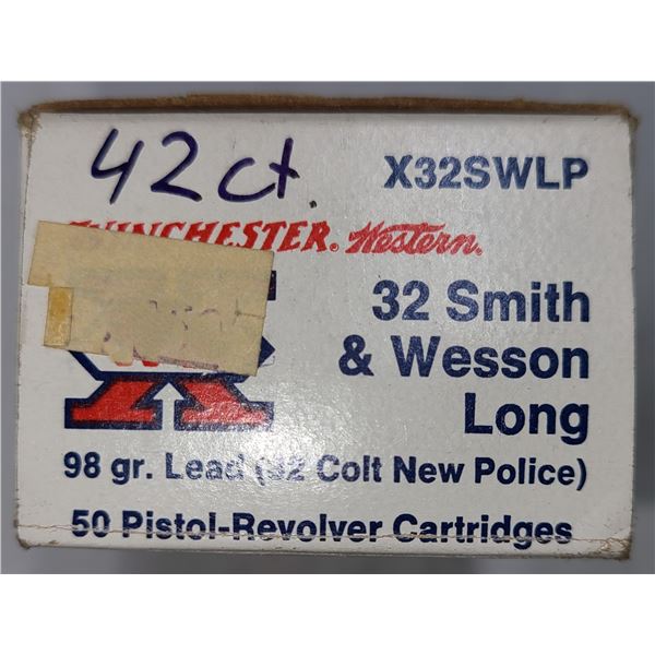32 S&W Long Smith & Wesson 98 gr - 42 rds