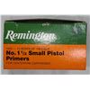 Image 1 : PRIMERS - Remington No 1 1/2 Small Pistol Primers - 1000 rds