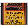 Image 1 : 270 Cal Barnes Triple Shock X TSX Boattail 130 gr - 50 rds