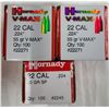 Image 1 : 22 cal Hornady V-Max 55 gr - 200 rds + Soft Point 50 gr - 100 rds