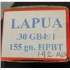 Image 1 : 30 Cal Lapua Hollow Point Boattail 155 gr - 142 rds