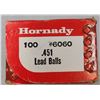 Image 1 : .451 Round Ball Hornady - 100 rds