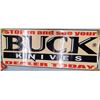 Image 1 : Buck Knives Dealer Poster - 50 x 20 inch- Made in USA