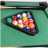 Image 2 : MINI POOL TABLE, WITH ACCESSORIES.