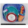 Image 1 : NEW 24PC KIDS DINNERWARE SET