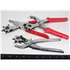 Image 1 : LOT OF 3 PUNCH PLIERS
