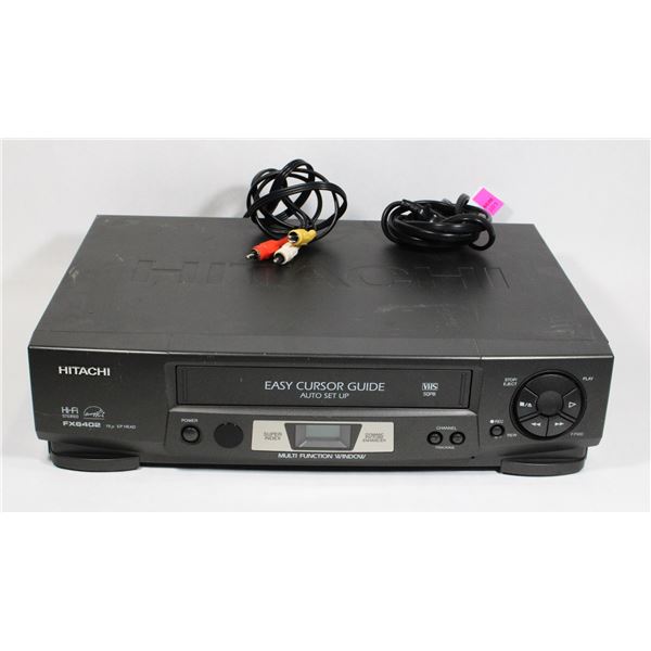 HITACHI FX6402 VHS PLAYER, VCR