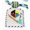 Image 2 : NATIVE BEADED MEDALLION NECKLACE