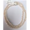 Image 1 : SILVER PEARL 17" NECKLACE, MADE IN CANADA
