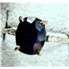 Image 2 : 10K WHITE GOLD 1.65G SAPPHIRE 1.2CT & DIAMOND