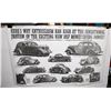 Image 1 : 36"/22" - 1937 NEW CAR LINE UP POSTER - LAMINATE