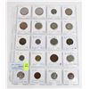 Image 1 : 9 COINS ALL FRANCE  PAGE 3 OF 3 NO DUPLICATES SET
