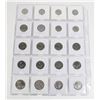 Image 2 : 20 COINS ALL FRANCE  PAGE 2 OF 3 NO DUPLICATES SET