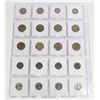 Image 2 : 20 COINS ALL FRANCE  PAGE 1 OF 3 NO DUPLICATES SET