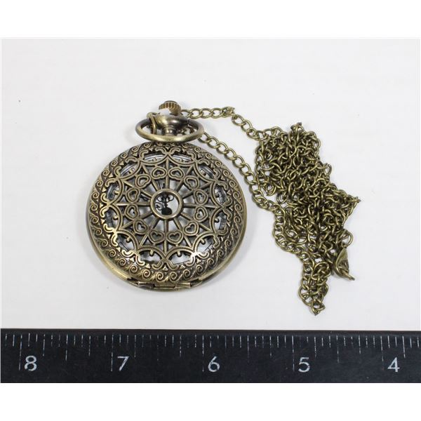 NEW VICTORIAN HEART SWIRL FLORAL COOPER POCKET