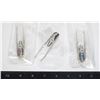Image 1 : 3 NEW LED LIGHT UP STAINLESS STEEL  EYE BROW