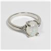 Image 1 : NEW SIZE 6 SILVER TONE RHINESTONE RING