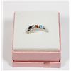 Image 1 : NEW SIZE 7 SILVER TONE ZIRCONIA RING