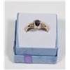 Image 1 : NEW GOLD TONE ZIRCONIA SIZE 7 RING