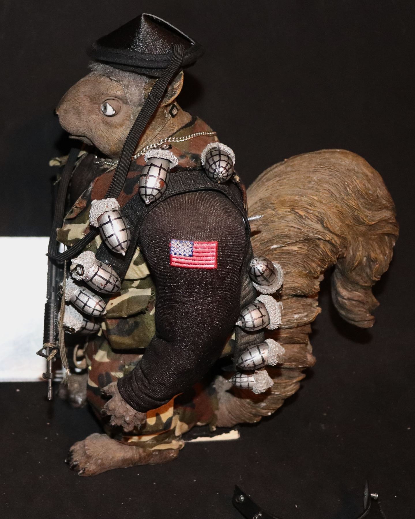 Squirrel Rambo BIG BROTHER BENNY THE BB SQUIRREL RAMBO RANGER SOLDIER SCREEN MATCHED