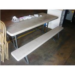 PLASTIC PICNIC TABLE