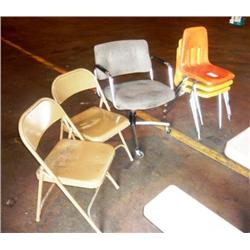 LOT OF ASSORTED CHAIRS