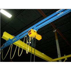 BRANDCRANE AMERICA 1-TON MONORAIL CRANE AND HOIST