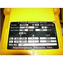 HARRINGTON BACK-UP HOIST #2