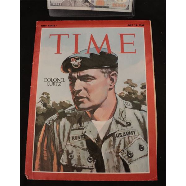 APOCALYSE NOW TIME MAGAZINE WITH COLONEL KURTZ ON THE COVER