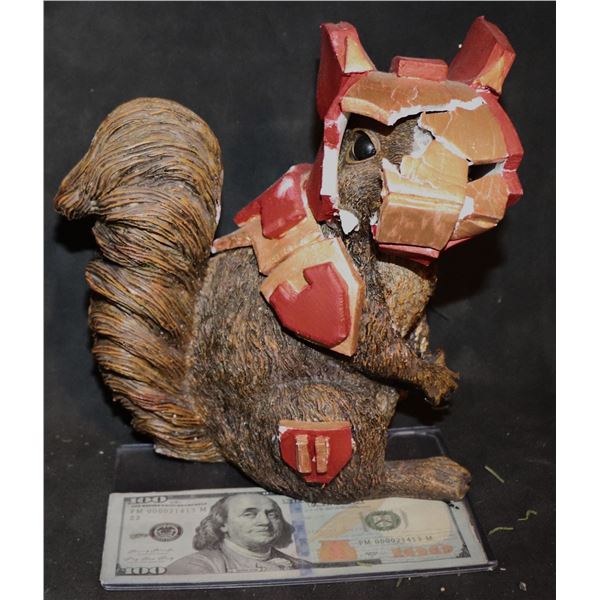 BIG BROTHER BENNY THE BB SQUIRREL IRON MAN SUPER HERO SCREEN MATCHED