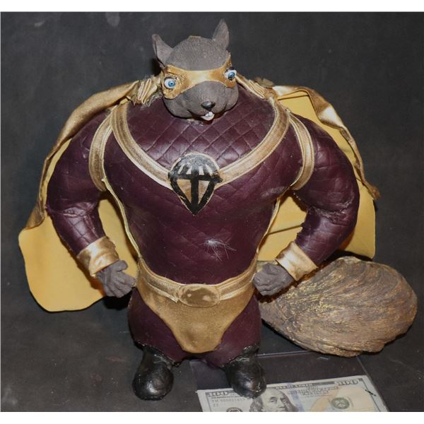 BIG BROTHER BENNY THE BB SQUIRREL SUPER HERO SCREEN MATCHED