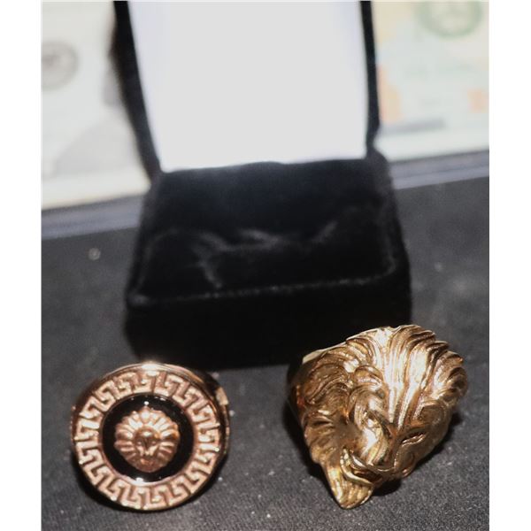 COMING 2 AMERICA GOLD LION RINGS JAMES EARL JONES & EDDIE MURPHY