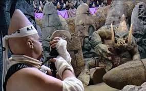 Beldar Mask CONEHEADS BELDAR ALIEN SICKLE WEAPON AGAINST THE GARTHOK NEVER BEFORE ...