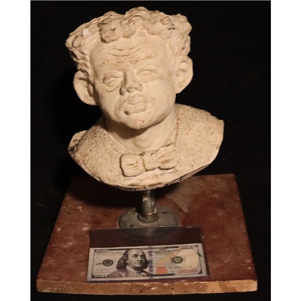 DICK TRACY FLAT TOP ORIGINAL MAKE UP CONCEPT MAQUETTE PLASTER