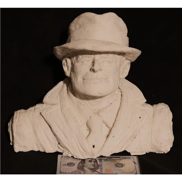 DICK TRACY ORIGINAL MAKE UP CONCEPT MAQUETTE PLASTER