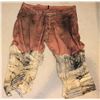 Image 1 : DOUBLE DRAGON [1994] MOVIE ABOBO SCREEN USED PANTS SUPER HERO