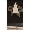 Image 2 : STAR TREK TNG ERA FIRST CONTACT COMM BADGE SCREEN USED B FROM THE GREG JEIN COLLECTION