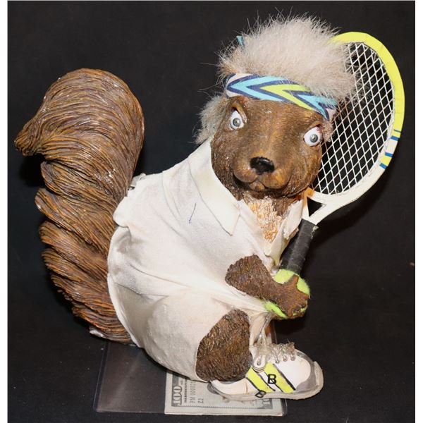ZZ BIG BROTHER BENNY THE BB SQUIRREL TENNIS SCREEN MATCHED