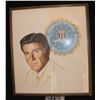 Image 2 : ZZ THE FBI 60's TV EFREM ZIMBALIST JR HAND PAINTED PORTRAIT FROM HIS OFFICE