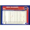 Image 2 : 2003 TOPPS GREG MADDUX (HOF)