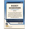 Image 2 : 2024 DONRUSS RICKEY HENDERSON (HOF)