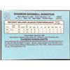 Image 2 : 1986 DONRUSS SHAWON DUNSTON ROOKIE CARD