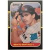 Image 1 : 1987 DONRUSS BENITO SANTIAGO ROOKIE CARD