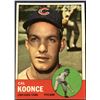 Image 1 : 1963 TOPPS CAL KOONCE ROOKIE CARD