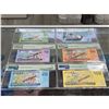 Image 2 : 2013 FIJI RESERVE BANK NOTE SPECIMEN SET PMG WITH 2017  $7 SPECIAL RUGBY BANK NOTE
