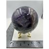 Image 1 : 91 MM GREEN PURPLE FLOURITE SPHERE
