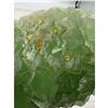 Image 5 : 5.88 X 3.65 INCH  GREEN FLUORITE WITH YELL0W BARITE SPECIMEN RETAIL $800