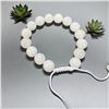 Image 1 : White Calcite Bracelet 12 mm